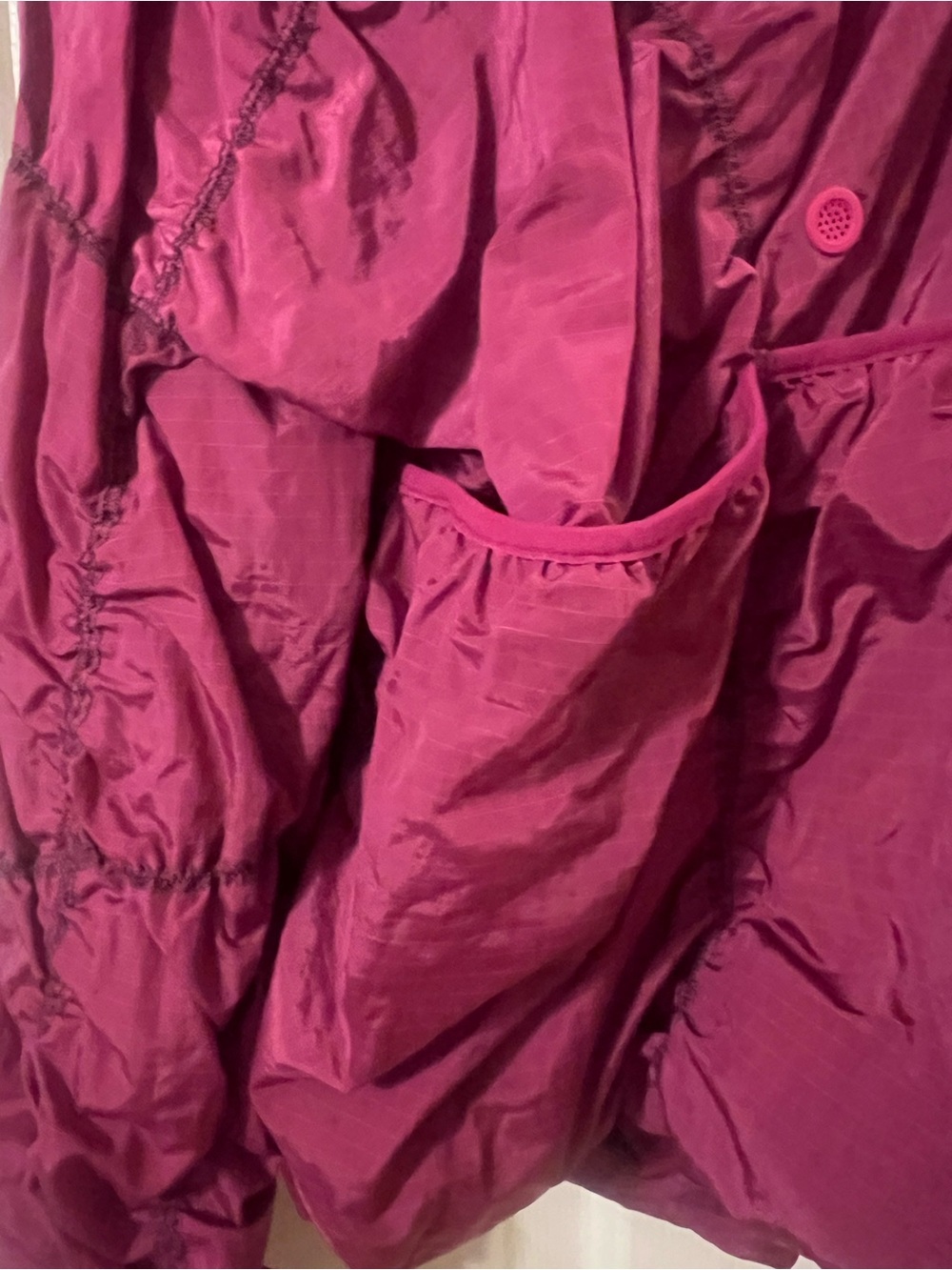 Like New Free People Movement Fuscia Happy Camper Pullover Size Small - Picture 10 of 14